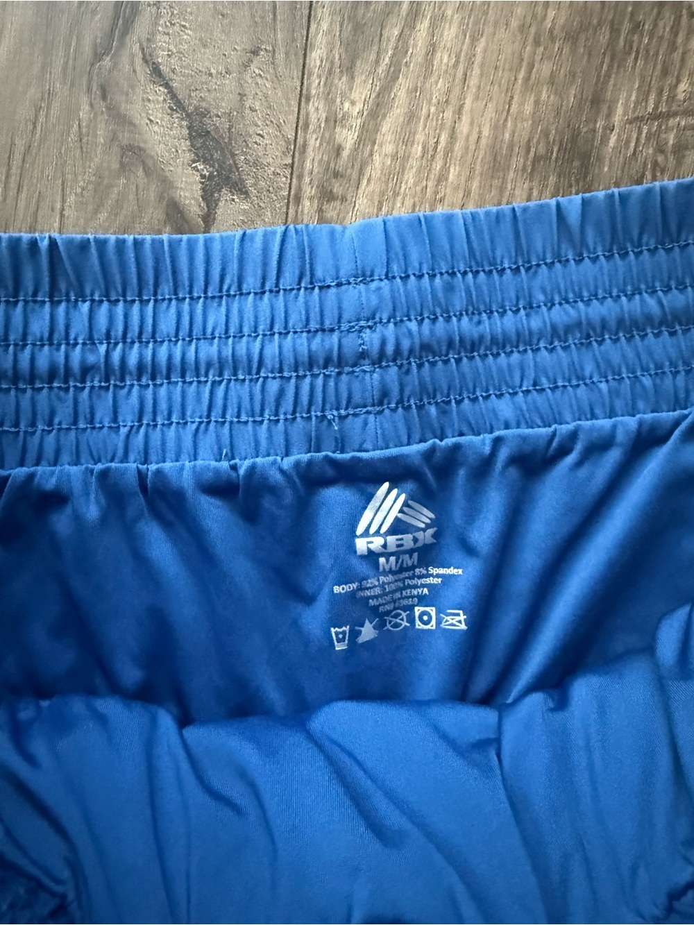 RBX Blue Running Shorts - Picture 2 of 3